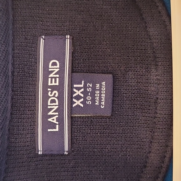 Lands End Quarter Zip Sweater - Picture 3 of 4